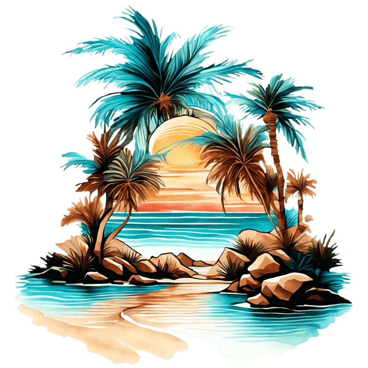 Tumbler im Ombré-Design JanasKreativewerkstatt