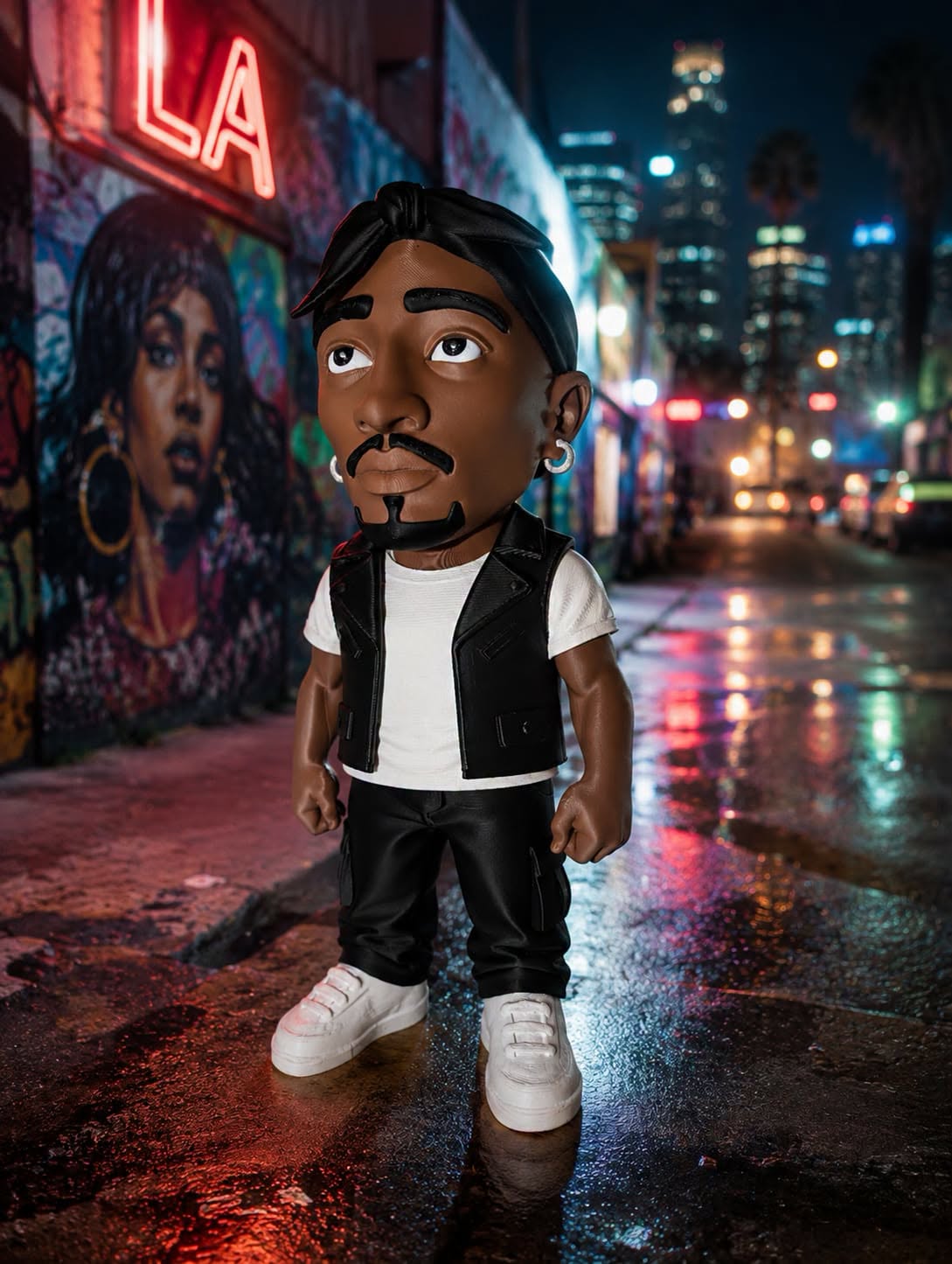 Rapper Streetstyle-Figur – 3D-Druck Sammlerfigur