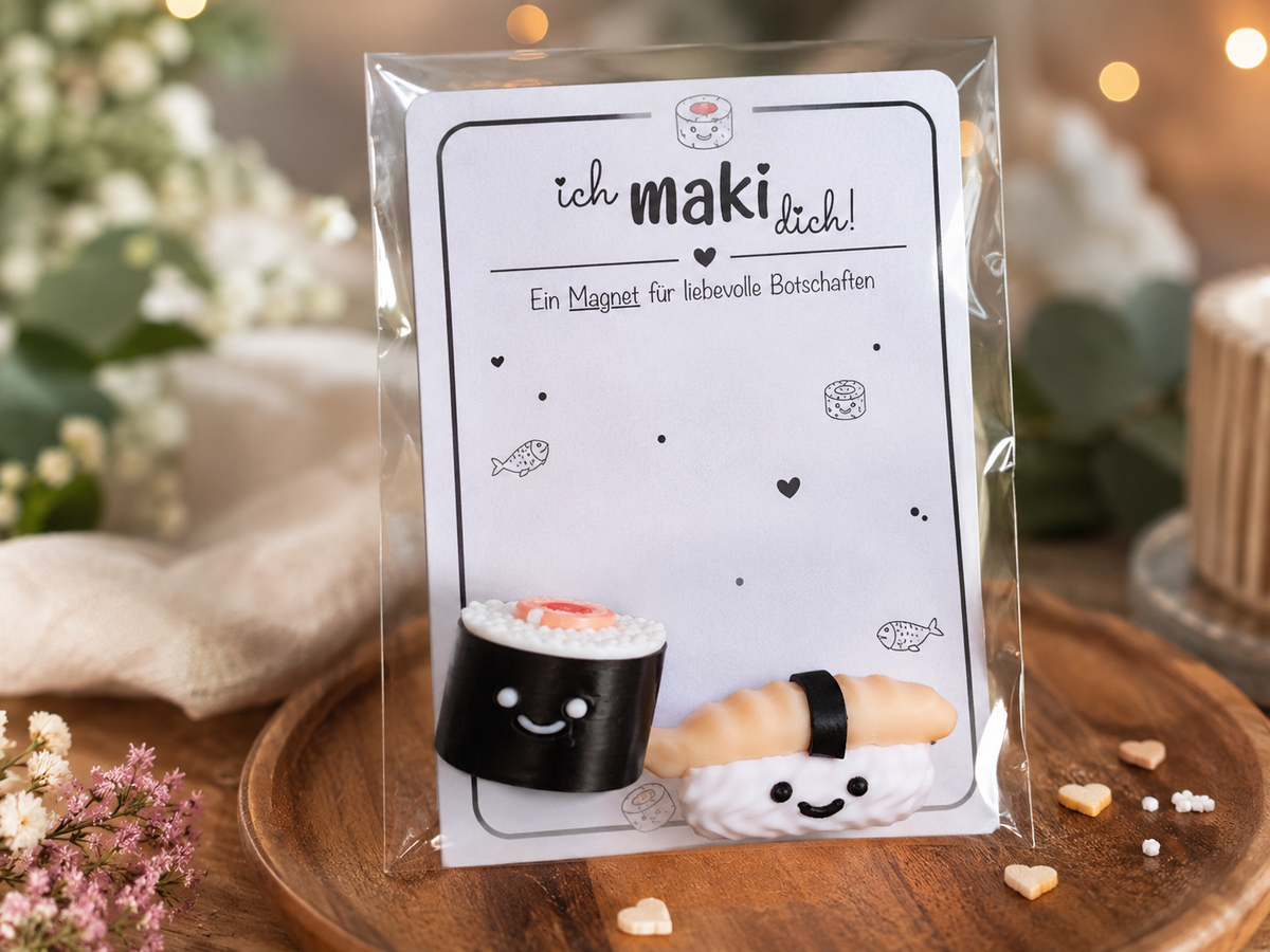 🍣 Ich Maki Dich! – Das süße Sushi-Magnet Set 🍣