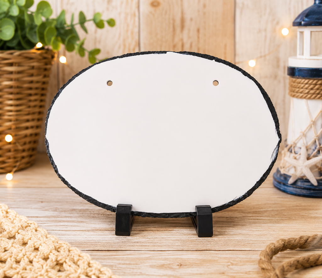 Ovale Schiefernplatte 20,5*14,5
