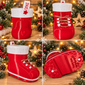 3D-gedruckter Nikolausstiefel Rot-Weiß – Süße Geschenkidee zum Nikolaus