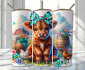 Tumbler mit Kuh Blau JanasKreativewerkstatt