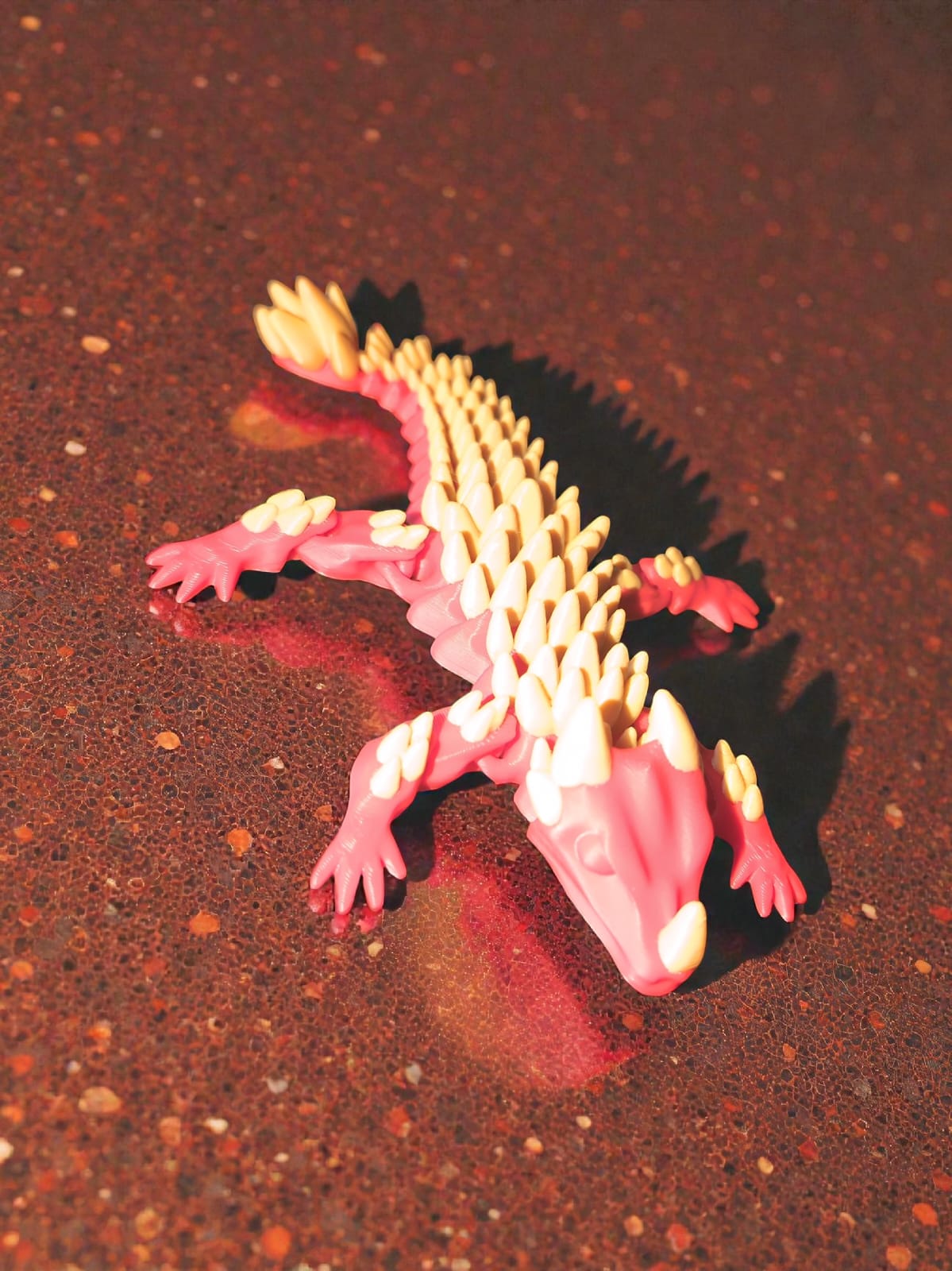 Der Flexi-Drache 2 farbig JanasKreativewerkstatt