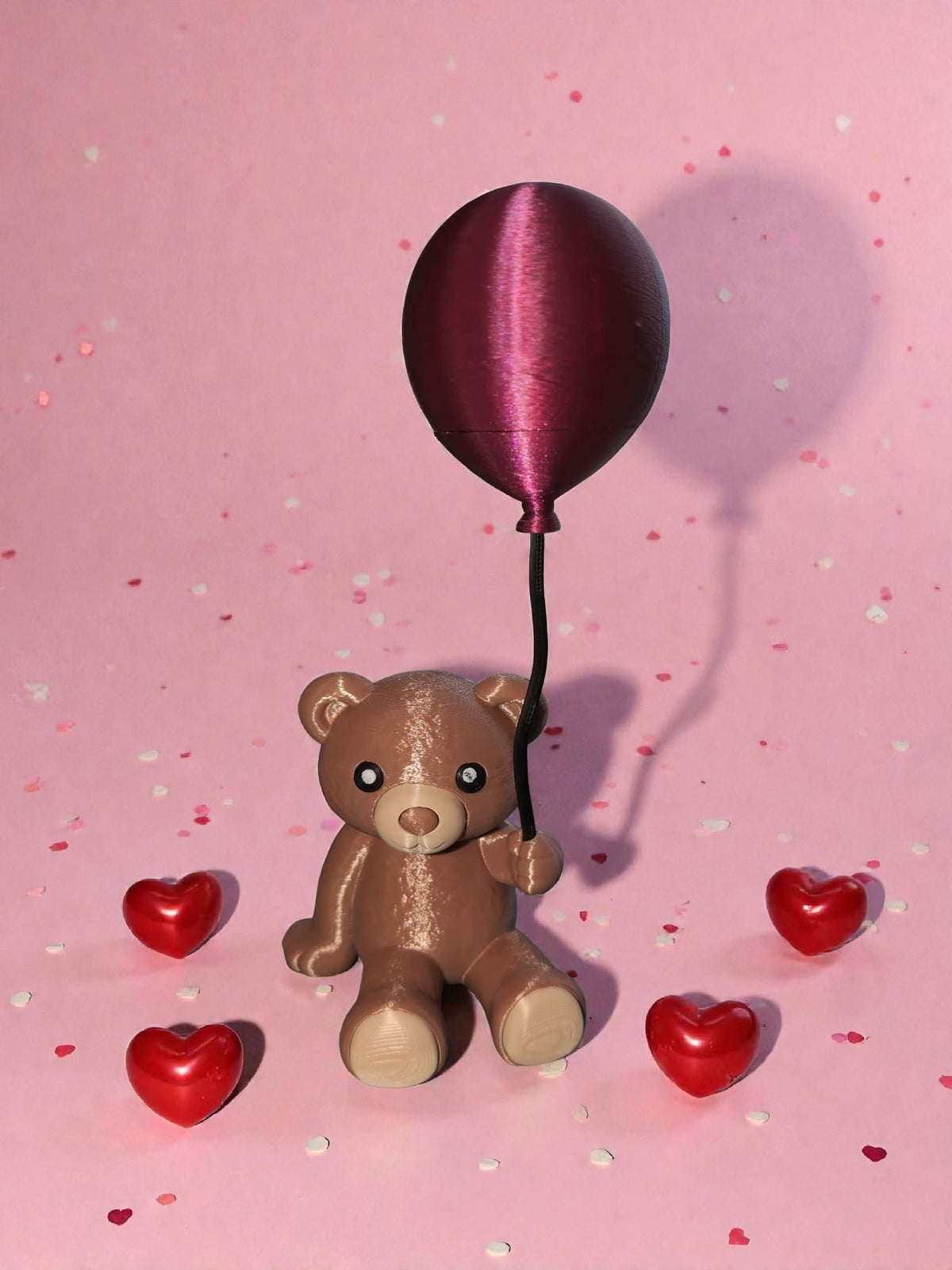 🐻 Süßer 3D-Gedruckter Teddybär mit Verstecktem Ringhalter 💍