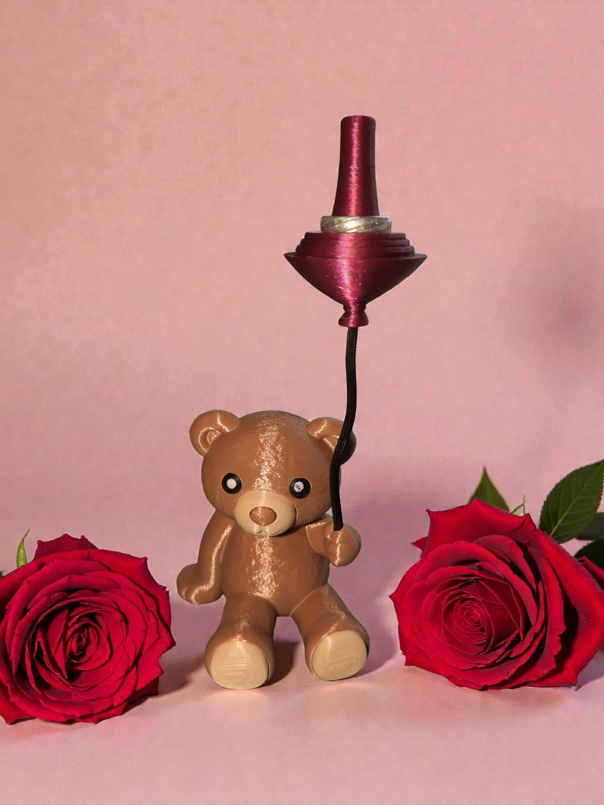 🐻 Süßer 3D-Gedruckter Teddybär mit Verstecktem Ringhalter 💍
