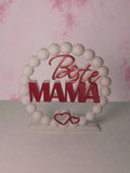 „Beste Mama“ Deko-Aufsteller – Liebevolles 3D-Design mit Herz