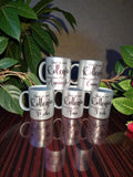 Tasse silber JanasKreativewerkstatt